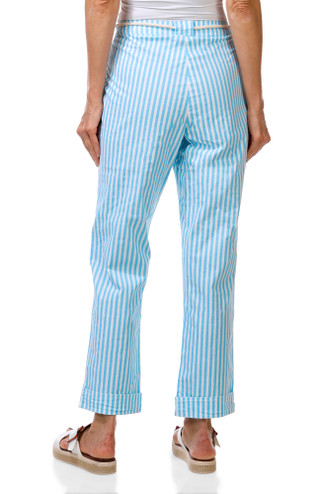Thumbnail 2: Stella Parker Women's Stripe Print Capris  