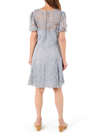 Thumbnail 2: Vince Camuto Women's Short Sleeve Floral Lace Dress 