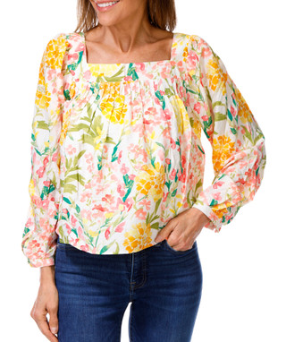 Thumbnail 1: Kate Park Women's Floral Print Top  