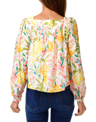 Thumbnail 2: Kate Park Women's Floral Print Top  