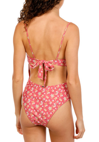 Thumbnail 2: O'Neill Juniors Camellia Floral Kailua Swimsuit  