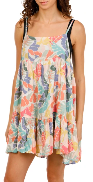 Thumbnail 1: O'Neill Juniors Floral Print Swim Coverup Dress  