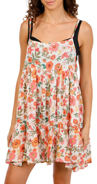 Thumbnail 1: O'Neill Juniors Floral Print Swim Coverup Dress  