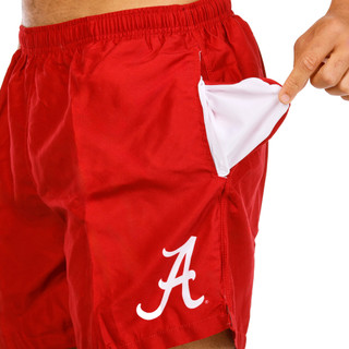 Thumbnail 3: ALABAMA CRIMSON TIDE Men's Logo Roll Tide Swim Shorts 
