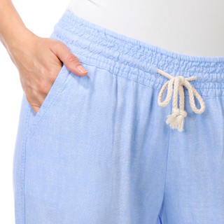 Thumbnail 4: April Kiss Juniors Wide Leg Linen Beach Pants 