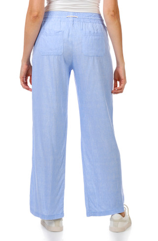 Thumbnail 3: April Kiss Juniors Wide Leg Linen Beach Pants 