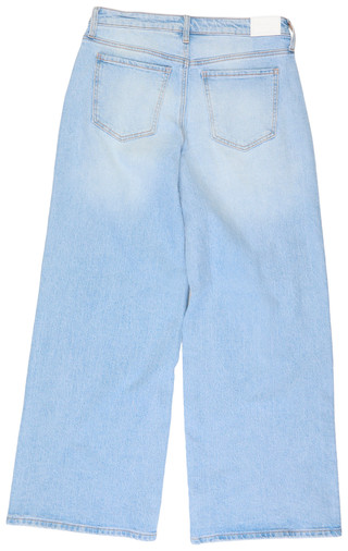 Thumbnail 2: Juicy Couture Juniors Wide Leg Embellished Bow Denim Jeans 