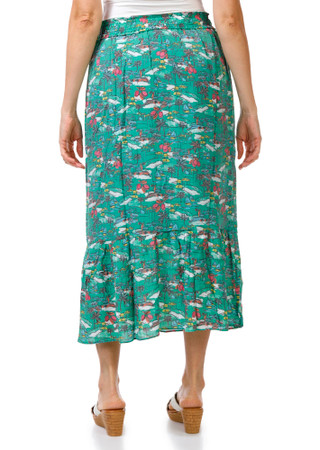 Thumbnail 2: Nanette Lepore Women's Tropical Print Tiered Skirt 