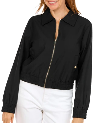 Thumbnail 4: Ellen Tracy Women's Bomber Jacket 