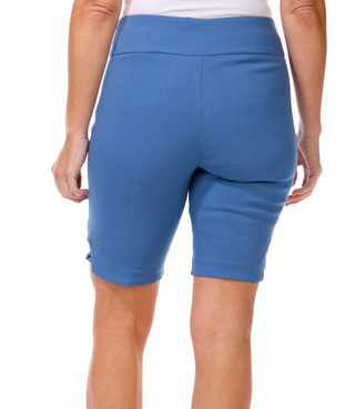 Thumbnail 2: Coral Bay Petite Solid Bermuda Shorts 