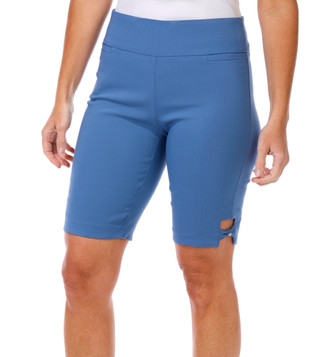 Thumbnail 1: Coral Bay Petite Solid Bermuda Shorts 