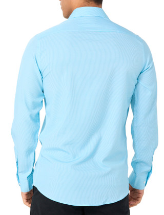 Thumbnail 2: Nautica Men's Micro Check Button Down Shirt 