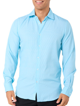 Thumbnail 1: Nautica Men's Micro Check Button Down Shirt 