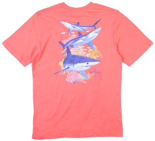 Thumbnail 2: Guy Harvey Big Boy's Short Sleeve Graphic Tee 
