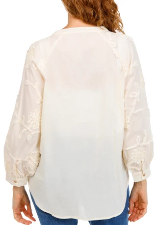 Thumbnail 2: Hester & Orchard Women's Floral Button Down Top  