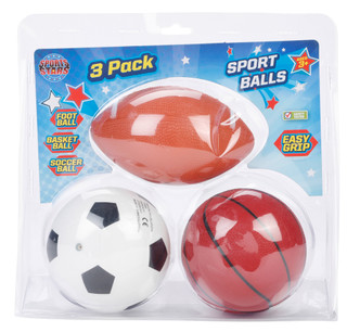 Thumbnail 1: Brooklyn Lollipop 3 Pk Sports Balls Set 