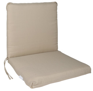 Thumbnail 1: Solid Indoor/Outdoor Chair Cushion 