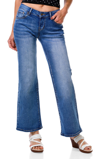 Thumbnail 4: Soho Juniors 5 Pocket Bootcut Jeans with Tube Top 