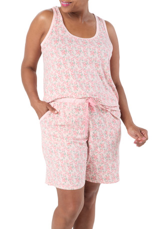 Thumbnail 2: IZOD Women's 2 Pc Pajama Shorts Set  