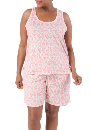 Thumbnail 1: IZOD Women's 2 Pc Pajama Shorts Set  