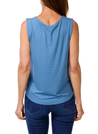 Thumbnail 2: RIO & RIAN Women's Ribbed Studded Tank 