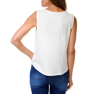 Thumbnail 2: RIO & RIAN Women's Ribbed Studded Tank 