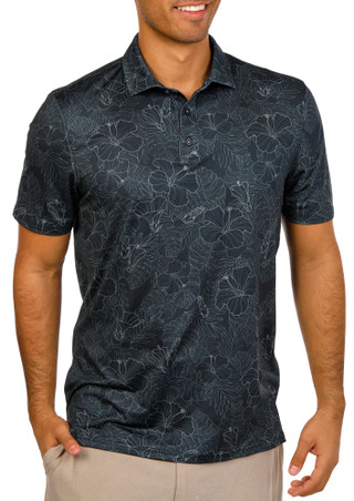 Thumbnail 1: FLAG & ANTHEM Men's Active Floral Print Polo Shirt  