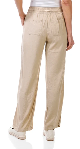 Thumbnail 3: April Kiss Juniors Drawstring Wide Leg Beach Pants 