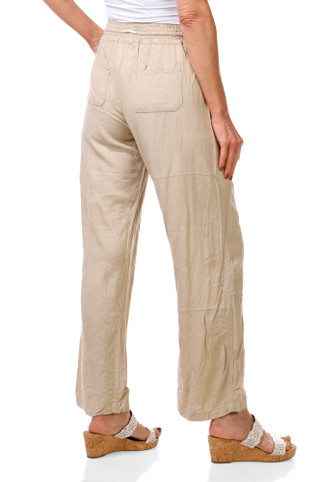 Thumbnail 4: April Kiss Juniors Drawstring Wide Leg Beach Pants 