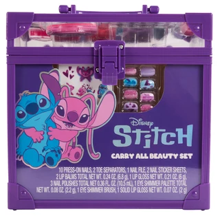 Thumbnail 4: Disney Girls Stitch Carry All Beauty Set 
