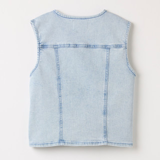Thumbnail 3: BLUE REVIVAL Women's Denim Button Front Vest 