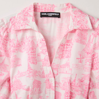 Thumbnail 2: Karl Lagerfeld Women's Paris Toile Poplin Shirtdress 