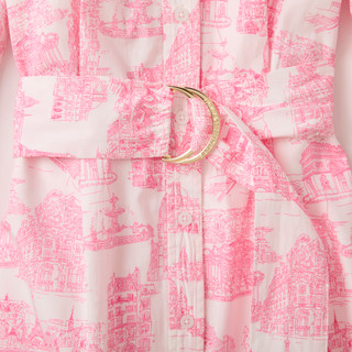 Thumbnail 4: Karl Lagerfeld Women's Paris Toile Poplin Shirtdress 