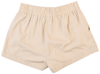 Thumbnail 2: Cisono Junior's Tie Front Solid Linen Shorts 