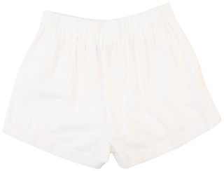 Thumbnail 2: Cisono Juniors Tie Front Solid Linen Shorts 
