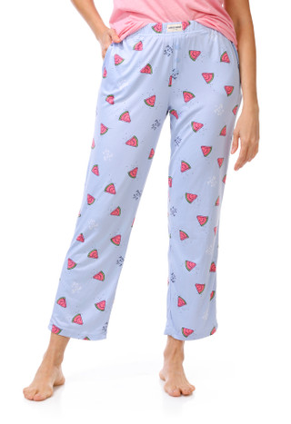 Thumbnail 2: Life is Good Women's 2 Pc Watermelon Pajama Pant Set 