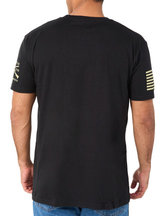 Thumbnail 2: GRUNT STYLE Men's Rifle Flag T-Shirt 