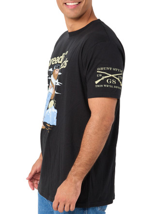 Thumbnail 3: GRUNT STYLE Men's Rifle Flag T-Shirt 
