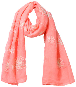 Thumbnail 1: Jessica McClintock Embroidered Floral Shawl 