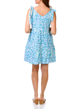 Thumbnail 4: Stella Parker Women's Sleeveless Shoulder Bow Dress 