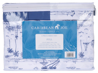 Thumbnail 3: Caribbean Joe Full Size 6 Pc Sheets Set  