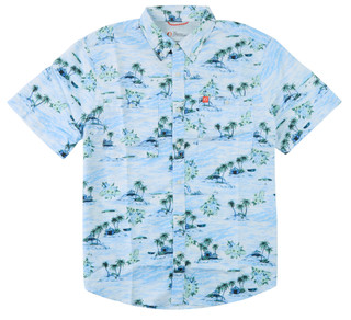 Thumbnail 1: The American Outdoorsman Men's Short Sleeve Print Guide Button Down Shirt 