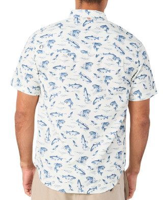 Thumbnail 2: The American Outdoorsman Men's Short Sleeve Print Guide Button Down Shirt 
