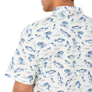 Thumbnail 4: The American Outdoorsman Men's Short Sleeve Print Guide Button Down Shirt 