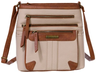 Thumbnail 1: White Mountain Two Tone Crossbody Bag 