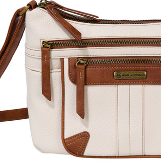 Thumbnail 2: White Mountain Two Tone Hobo Crossbody Bag 