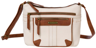 Thumbnail 1: White Mountain Two Tone Hobo Crossbody Bag 