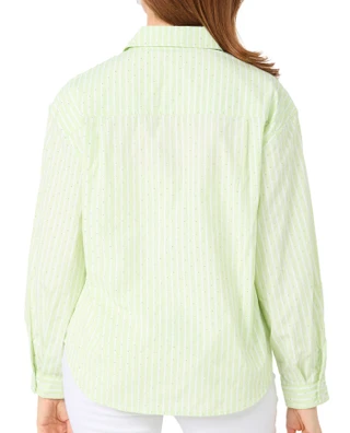 Thumbnail 2: Nanette Lepore Women's Long Sleeve Stripe Embellished Top 