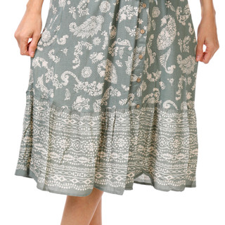 Thumbnail 4: Lucky Brand Women's Short Sleeve Button Down Midi Dress 