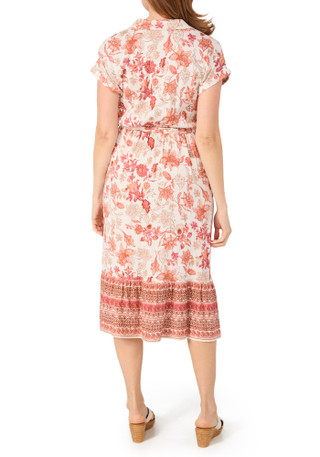 Thumbnail 2: Lucky Brand Women's Short Sleeve Button Down Midi Dress 